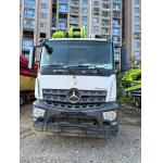 99 New Second-hand Cement Pump Truck Zoomlion Brand 62 Meter With Benz Chassis For Big Size Construction Site 4 Axle for sale