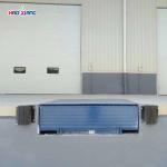 Electric 8T-20T Elevating Dock Steel Hydraulic Dock Ramp Blue