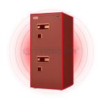 95kg Smart Home Safe Fingerprint Lock Double Door YB/RS-120D Coffee