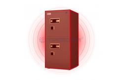 China 95kg Smart Home Safe Fingerprint Lock Double Door YB/RS-120D Coffee supplier