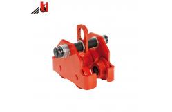 China Material Lift Tool Gear I Beam Manual Push Plain Trolley supplier