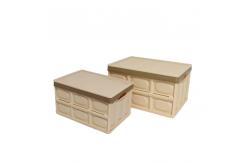 China Ultralight OEM Collapsible Plastic Box , Detachable Folding Crate With Lid supplier