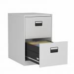 Lockable 2 Drawers Office File Storage Cabinet With Simple Handle for sale