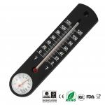 Wall Mounted Style Mingle Thermometer Accurate Displays In ℃ / ℉ Switchable for sale