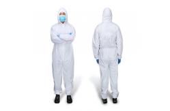 China Wholesale EN 14126 Coverall medical protective clothing in Stock with Factory Price supplier