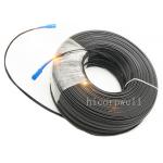 Fiber Type Single-mode Glass Fiber Optic Cable with LSZH Jacket and 10*Cable-diameter Static Bending Radius for sale