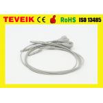 Reusable Medical OEM / ODM DIN1.5 7 leads Holter Recorder ECG Leadwire cable with snap for sale