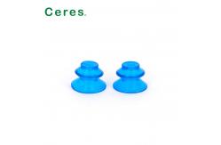 China 23*16*5 Mm Printing Machine Spare Parts Blue Rubber Sucker Precision Shaped supplier