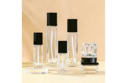 China Leakproof Ecofriendly Customizable Glass Cosmetic Bottle Set for Premium Skincare Packaging supplier