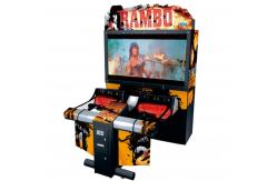 China Amusement park coin operated 55LCD simulator gun shooting Rambo arcade machine supplier