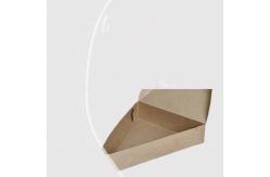 China Eco Friendly Paperboard Food Folders Triangle Pizza Box CMYK/Pantone Printed Box supplier