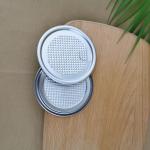 65mm Silver Gold Color Aluminum Peel Off End Lids For Tin Cans for sale