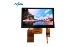 China 4.3 Inch 480x272 TFT Capacitive Touch Screen RGB Interface 40 Pin supplier