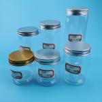 Metal Screw Lid Plastic Bottle Jar 1460ml Dry Food Packaging 200mm Height for sale