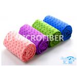 Eco PVC Quincunx Style Non-slip Yoga Mat Towel / Gym Large Sports Towel for sale