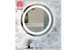 China Long Lasting Bathroom Mirror With Lights Aesthetic Round Illuminated Bathroom Mirror supplier