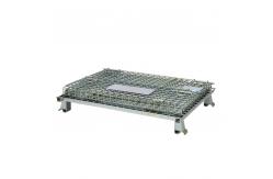 China Durable Collapsible Wire Mesh Containers Storage Wire Cage Stackable Stillages supplier