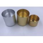 OEM Aluminium Candle Cup 0.5L Empty Tea Light Containers for sale