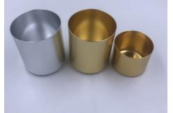 China OEM Aluminium Candle Cup 0.5L Empty Tea Light Containers supplier