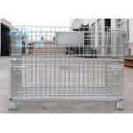 Wire mesh container used in storing goods in warehouse for sale