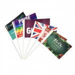 Double Sided Printed Hand Waving Flags for sale