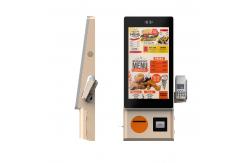 China Customizable Appearance Self Ordering Kiosk with Barcode Scanner and Thermal Printer supplier
