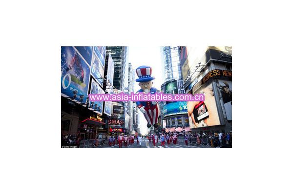 custom advertising fly man,inflatable character balloon