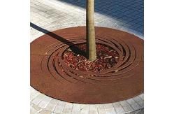 China Garden Metal Ornaments Metal Tree Grate Palm Tree Metal Protection Tree Grating supplier