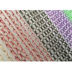 Salon Partition Metal Mesh Drapery Composed By Double Hook Aluminum Chains