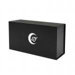 Gold Foil Printing Rectangle Magnetic Gift Box Packaging with Foam Insert and Envelope