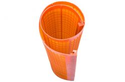 China 0.5mm Aperture Polyurethane Vibrating Screen Mesh Media  Urethane Screen Mesh Fine Sieve supplier