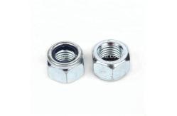 China Fine Pitch DIN 985 Hexagon Nylon Insert Lock Nuts ZINC PLATED supplier