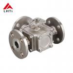 ASME B16.34 8 Inch Titanium Three Way Ball Valve Gr1 Gr2 Ball Valve for sale