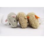 Soft Feeling Plush Pet Toys Multi Color 10CM Height Environmentally Friendly for sale