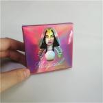Pink Eyelash Hot Stamping Offset Printing Holographic Paper Box for sale