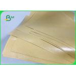 Brown / White Kraft Coated Paper 60gsm +10g PE foodgrade with FDA ISO Approved for sale