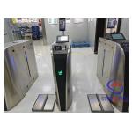 Facial Racognition OEM ODM Security Turnstile Gate Flap With ESD Counter System for sale