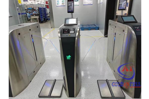 Facial Racognition OEM ODM Security Turnstile Gate Flap With ESD Counter System