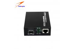 China Gigabit Ethernet SFP Media Converter High Flexibility With 1.25G SFP Slot supplier