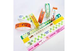 China Custom Logo Printed Waterproof wristbands tyvek paper with Sequential Numbering Barcoding supplier