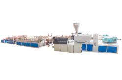 China Full Automatic WPC Foam Board Machine With Laminating Machine supplier