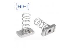 China Rifi Spring Nut Zinc Plated Yellow Zinc Plated Good Quality supplier
