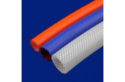 China Food Machine High Temperature Braided Silicone Tubing For ID Range 2-100mm supplier