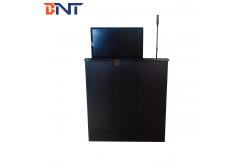China Motorized Microphone Computer Screen Lifter With 15.6 Inch Retractable Lifting Screen supplier