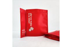 China Biodegradable Kraft Stand Up Pouches Food Packaging With Zipper supplier