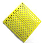 Steel Slotted Elongated Holes Perforated Metal Mesh Panel With Round Ends