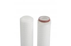 China Polyester Pleated Filtration System For Ro Water Treatment With 68.5mm OD supplier