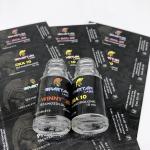 Black Printing 60*30mm 80gsm Paper Glass Vial Labels for sale