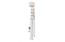 China 6m 7m Customized Height Manual Telescoping Mast Pole For Solar Surveillance Trailer supplier