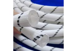 China Outer Polyester Silicone Braided Hose Pipe FDA Food Grade High Pressure supplier